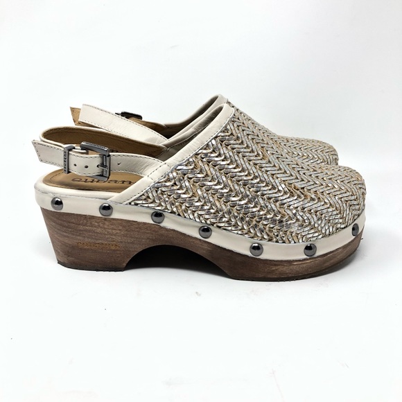 cubanas lucky slingback mules